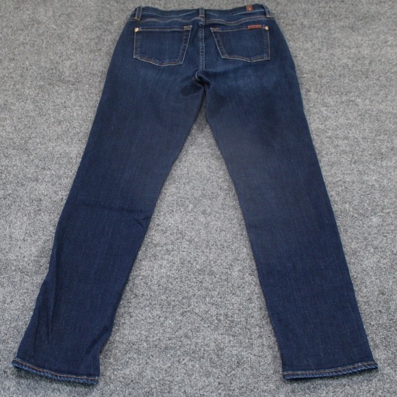 7 For All Mankind Josefina Dark Wash Skinny Jeans Womens Size 24 - Picture 12 of 12